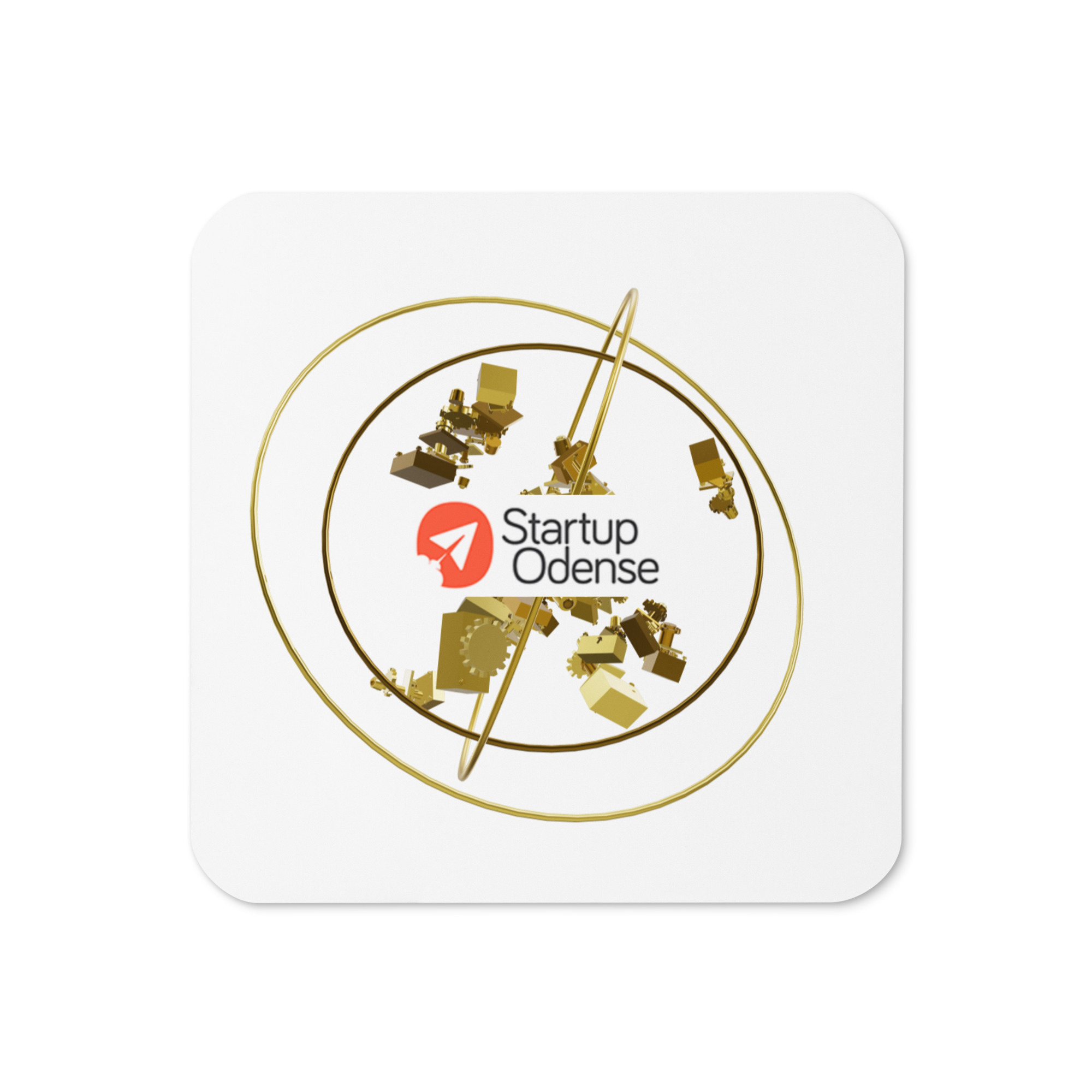 Cork-back coaster by Startup Odense